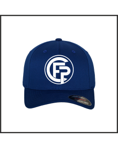 Bestickte FlexFit-Cap "FCP-Logo" weiß, blau