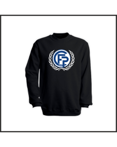 Sweat-Shirt "FCP + Lorbeerkranz", schwarz