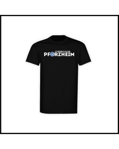 Kinder T-Shirt "1.Fussballclub Pforzheim", schwarz